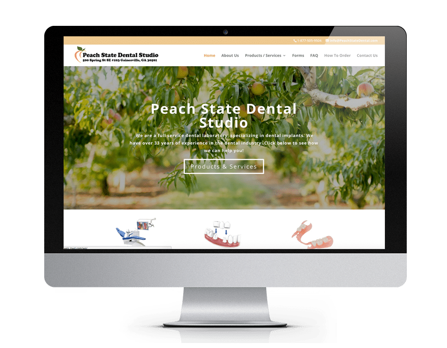 Custom website design, website re-design - Gainesville, GA - North Georgia